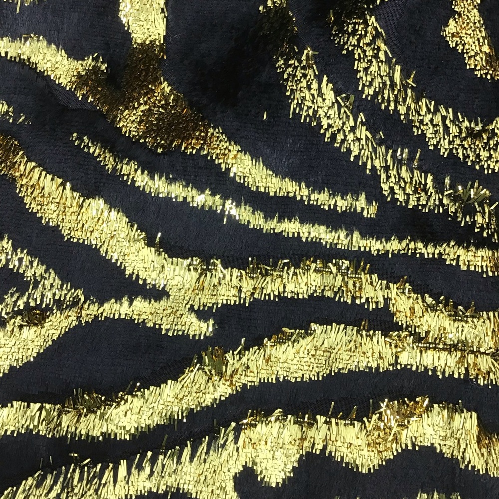 GRLFRND Janice Mini Black Gold Dress - Picture 14 of 14